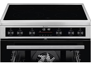 AEG Κουζίνα 73lt με Κεραμικές Εστίες Π59.6εκ. Inox CCB6492APM