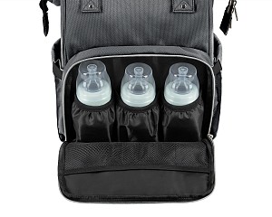 KIKKA BOO ΣΑΚΙΔΙΟ-ΤΣΑΝΤΑ ΜΑΜΑΣ SIENA 2025 DARK GREY 31108020114