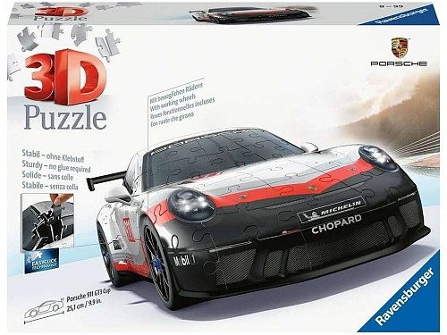 Παζλ 3D Ravensburger 108Τεμ Porsche GT3 Cup (11557)
