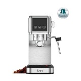 Izzy Μηχανή Espresso 1350W Πίεσης 20bar Ασημί IZ-6015 (224368)