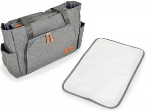 Cangaroo Τσάντα-Αλλαξιέρα Ώμου/Χειρός Keily Grey 44x13x29εκ. 3800146269654