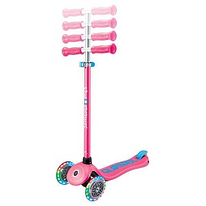 Globber Scooter Primo Plus Lights Fuchsia (442-610-4)