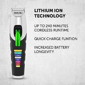 Wahl Professional Επαναφορτιζόμενη Κουρευτική Μηχανή Μαύρη 09893-0443