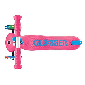 Globber Scooter Primo Plus Lights Fuchsia (442-610-4)