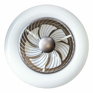 Lineme 02-00179 Ανεμιστήρας Οροφής 55cm με Φως και Τηλεχειριστήριο Καφέ