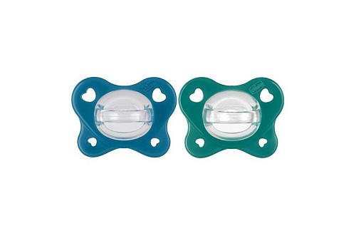 Chicco Physioforma Dual Soft Σετ Σιλικονούχες Πιπίλες 2 τμχ Για 16-36 Μηνών soft σιελ c60-73086-61