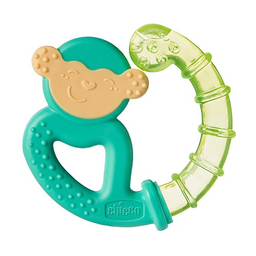 Chicco Κρίκος Οδοντοφυίας Σιλικόνι Mix 4 μηνών plus (c05-28130-30) Πράσινο