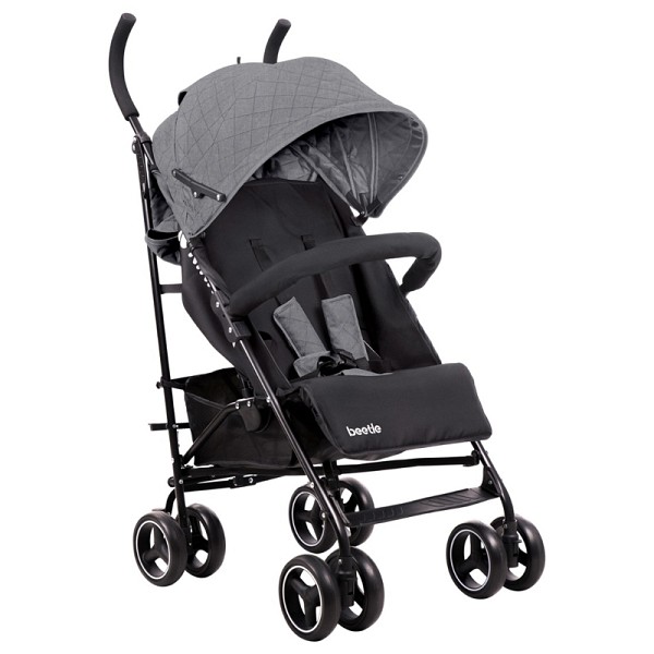 Καρότσι Μπαστούνι Beetle Grey Kikkaboo 31001030173