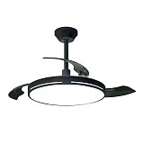 Primo Ανεμιστήρας Οροφής PRCF-80681 DC 42'' 106εκ. Με Τηλεχειριστήριο 1Φως LED 3Φτερά Μαύρος