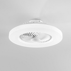 Powertech Pro Ανεμιστήρας Οροφής 55cm με Φως και Τηλεχειριστήριο Λευκός HLL-0172