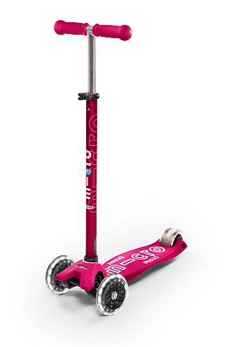 Micro - Πατίνι Maxi Micro Deluxe Led pink