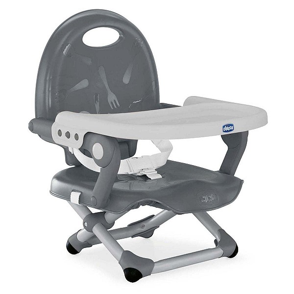 Chicco κάθισμα φαγητού για καρέκλα pocket snack Gray, 79340-40