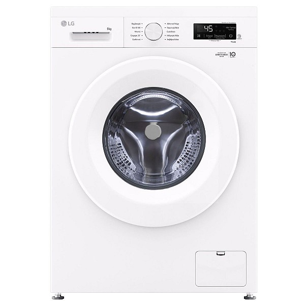 LG F4X1009NWH Πλυντήριο Ρούχων 9kg με Ατμό 1400 Στροφών