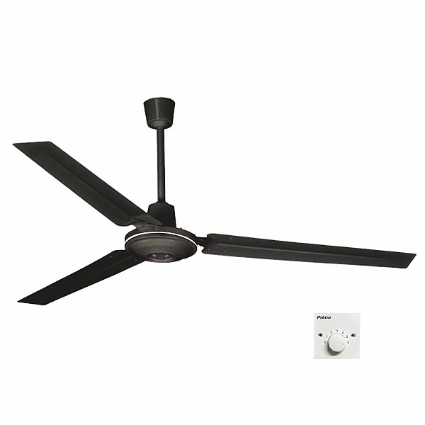 Primo Ανεμιστήρας Οροφής FLC-1400 56 140εκ. Βιομηχ/κός 3 Φτερά Μαύρος FLC-1400.
