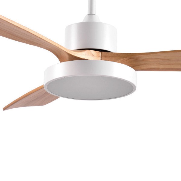 Primo PRCF-80616 130cm Λευκό-Καφέ Με Φως & R/C Ανεμιστήρας Οροφής