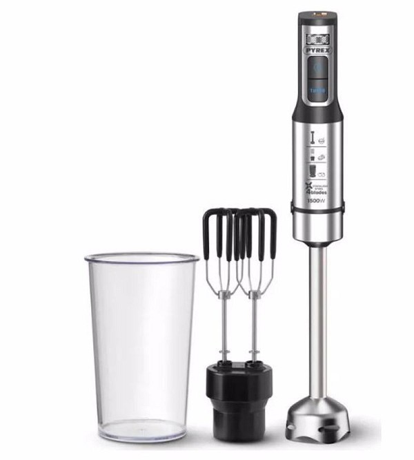 Pyrex SB-1120 Super Blend με Ανοξείδωτη Ράβδο 1500W Ασημί