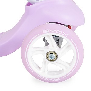 Byox Scooter Tristar Με Λαβή Γονέα 3 Σε 1 Lilac 3800146229269