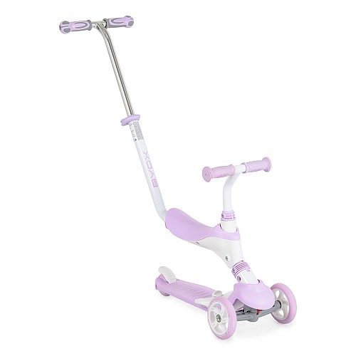 Byox Scooter Tristar Με Λαβή Γονέα 3 Σε 1 Lilac 3800146229269