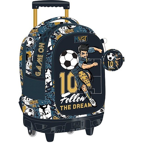 Must Team Σχολική Τσάντα Πλάτης Δημοτικού Follow The Dream 30lt 586184
