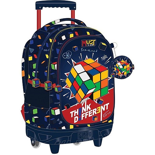 Must Τσάντα Δημοτικού Trolley με 3 Θήκες 34x20x45εκ. Think Different (586799)