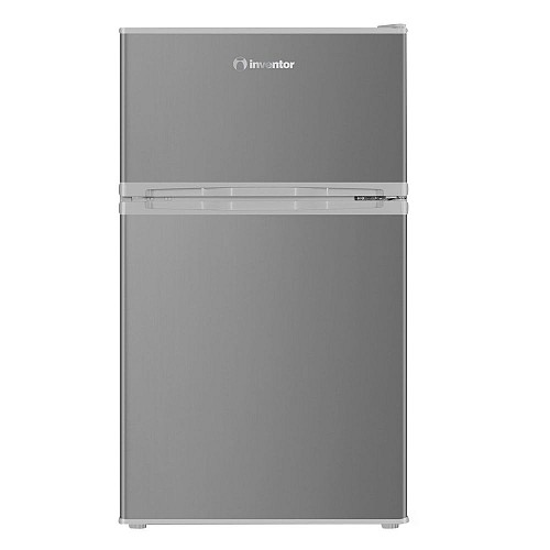 Inventor DPC850LS Δίπορτο Ψυγείο 85lt Υ85xΠ47.5xΒ50cm Inox