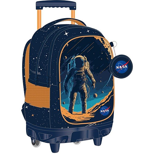 Must Τσάντα Δημοτικού Trolley με 3 Θήκες 34x20x44εκ. NASA Astronaut In Universe (486111)