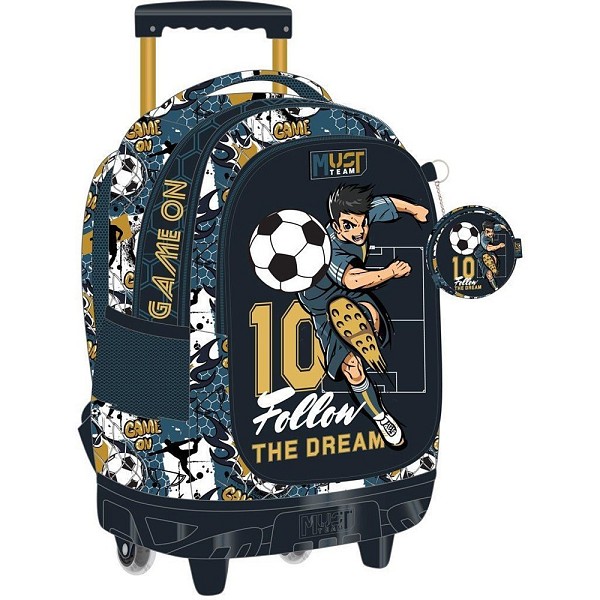 Must Team Σχολική Τσάντα Πλάτης Δημοτικού Follow The Dream 30lt 586184