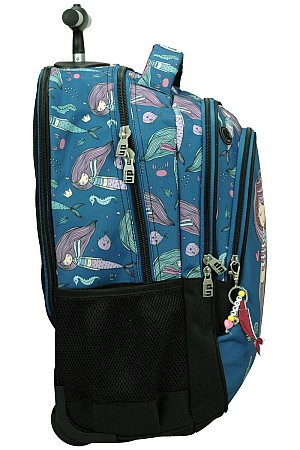 Back Me Up Τσάντα Δημοτικού Trolley Sea Mermaid (357-28074)