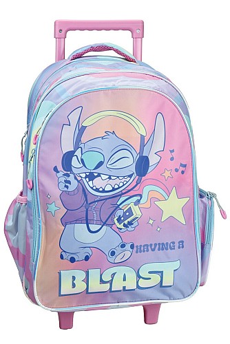 Gim Stitch Σχολική Τσάντα Τρόλεϊ Δημοτικού 342-01074