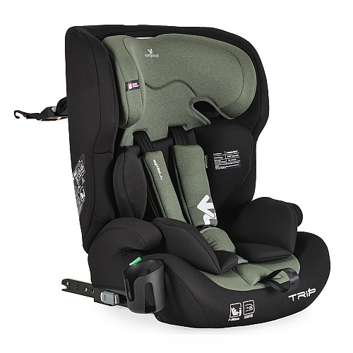 Cangaroo Trip i-Size 76-150cm Isofix Κάθισμα αυτοκινήτου 9-36kg Πράσινο Hunter 3801005153084