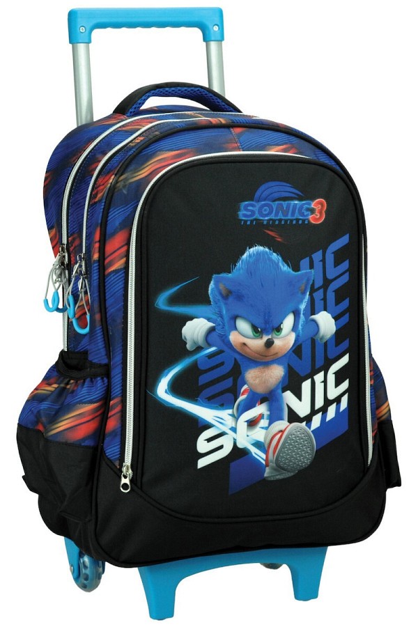 Gim – Τσάντα Τρόλεϊ Δημοτικού, Sonic 3 The Hedgehog 334-86074