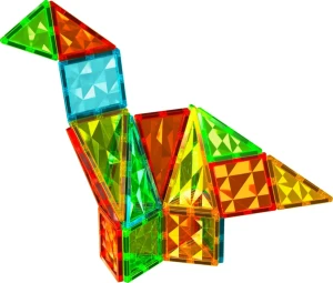 Geomag Magnetic Tiles Gems Rocket 32pcs. (PF.224.105.00)