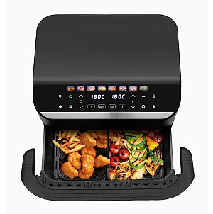 Izzy IZ-8260 Air Fryer Φριτέζα Αέρος με Διπλό Αποσπώμενο Κάδο 11lt (224638)