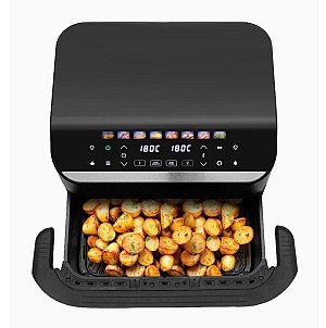 Izzy IZ-8260 Air Fryer Φριτέζα Αέρος με Διπλό Αποσπώμενο Κάδο 11lt (224638)