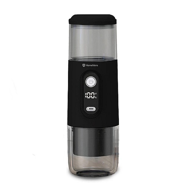 HomeVero HV-PEM5B Black Φορητή Μηχανή Espresso