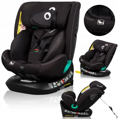 Lionelo Bastian One i-size Κάθισμα Αυτοκινήτου 40-150cm Black Carbon 5903771707367