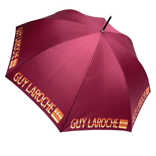 Guy Laroche Αντιανεμική Αυτόματη Ομπρέλα Βροχής με Μπαστούνι Κόκκινη 8502