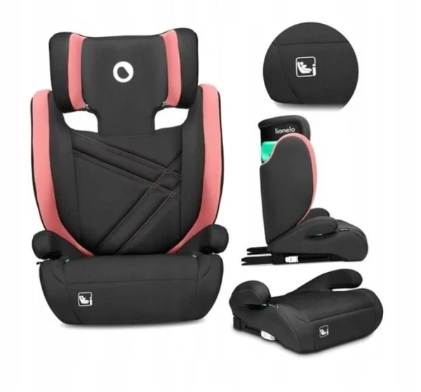 Lionelo Hugo i-Size Κάθισμα Αυτοκινήτου Isofix 100-150cm ή 15-36kg Baby Pink (5903771706049)
