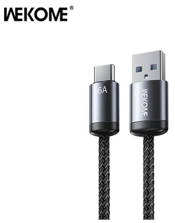 Καλώδιο Φόρτισης WK WDC-32 USB σε USB-C 1m Μαύρο