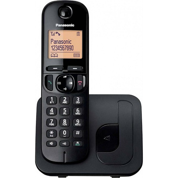 Panasonic KX-TGC250GRB Ασύρματο Τηλέφωνο με Ελληνικό Μενού Μαύρο
