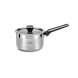 Izzy Top Chef Κατσαρολάκι Γάλακτος 18cm Ασημί 225018