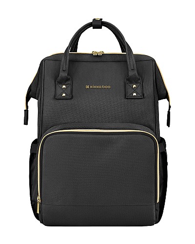 Kikka Boo Τσάντα-Αλλαξιέρα Πλάτης Siena Black & Gold 31108020110