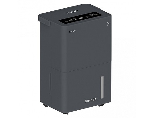 Singer SDHM-20L Pure Dry Ion Αφυγραντήρας με Συμπιεστή Ιονιστή και Wi-Fi 20lt Γκρι