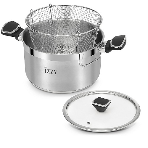 Izzy Top Chef Ανοξείδωτη Κατσαρόλα Φριτέζα 24cm 225157