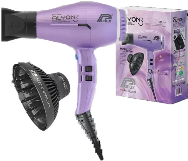 Parlux Alyon Lilac Επαγγελματικό Πιστολάκι Μαλλιών + Magic Sense Φυσούνα 2250W