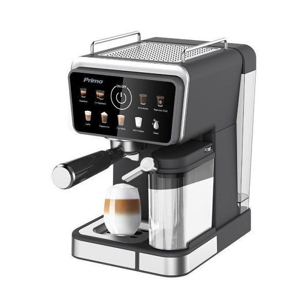 Primo Prem-40532 Μηχανή Espresso 1350W Πίεσης 20bar Μαύρη