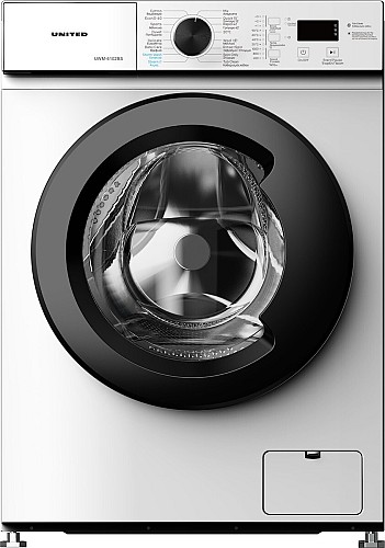 United Πλυντήριο Ρούχων 6kg 1000 Στροφών UWM-6102BS