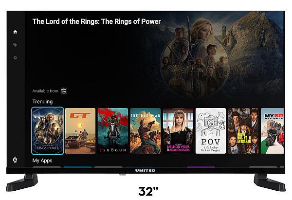 United Smart Τηλεόραση 32 HD Ready LED UN32344T HDR