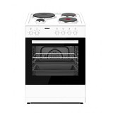 Eskimo Κουζίνα 60lt με Εμαγιέ Εστίες Π59.8εκ. Λευκή ES EM5070W