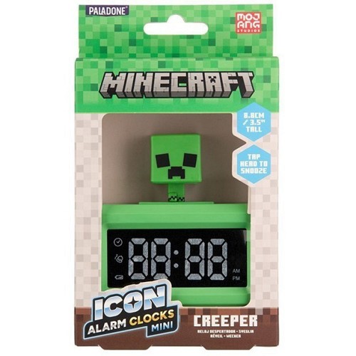 Paladone Icon Alarm Clocks: Minecraft - Creeper Mini Character Alarm Clock [PP14724MCF]